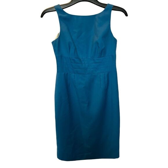 Banana Republic Outlet Women's Sleeveless Sheath Dress Royal Blue Size 2 - Picture 1 of 11